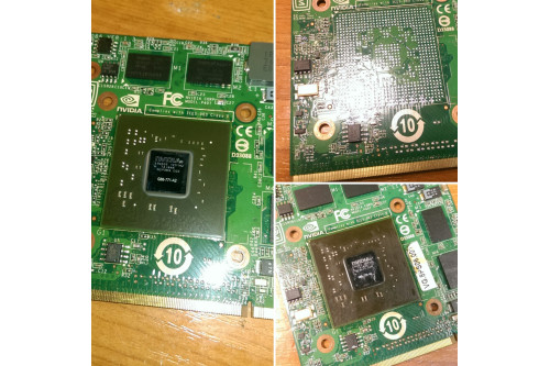 Восстановленная после "прогревастов" видеокарта