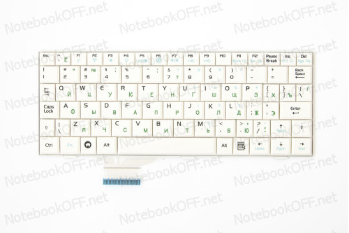 Клавиатура для ноутбука Asus eeePC 700, 701, 900, 901, 4G. Белая фото №1