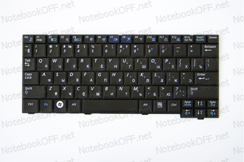 Клавиатура для ноутбука Samsung NC10, N127, N130, N140. Черная фото №1