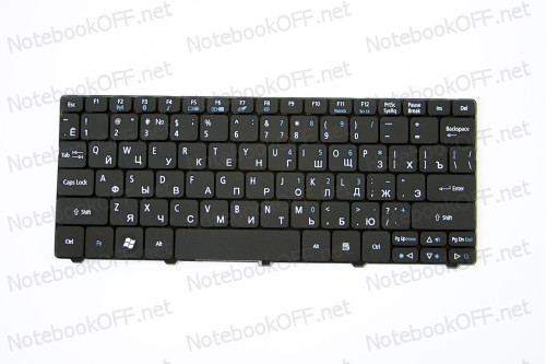Клавиатура для ноутбука Acer Aspire One 521, 532H, D255, D270 Черная фото №1