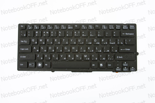 Клавиатура для ноутбука Sony VPC-SA, VPС-SB, VPC-SD Series (black, без фрейма) фото №1