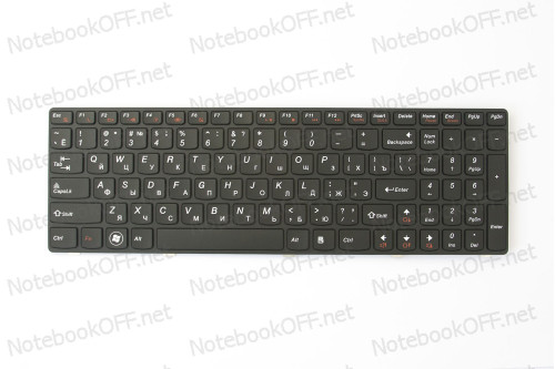 Клавиатура для ноутбука Lenovo IdeaPad B570, B570e, B575, B580, B590, V570, V580, V580c, V575, Z570, Z575 (black frame) 25-013347 фото №1