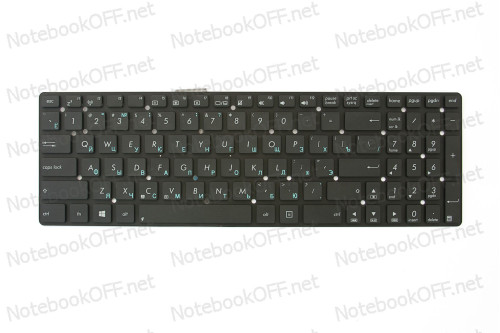 Клавиатура для ноутбука Asus A55 (A55V), K55A, K55V (K55VD, K55VM), K75A, K75V (K75VD, K75VJ, K75VM), X751, X752, U57 (без фрейма) фото №1