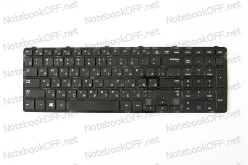 Клавиатура для ноутбука Samsung NP350E7C, NP550P7C черная (с фреймом) фото №1