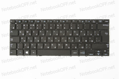 Клавиатура для ноутбука Samsung NP530U3B, NP530U3C, NP535U3C black, big enter фото №1