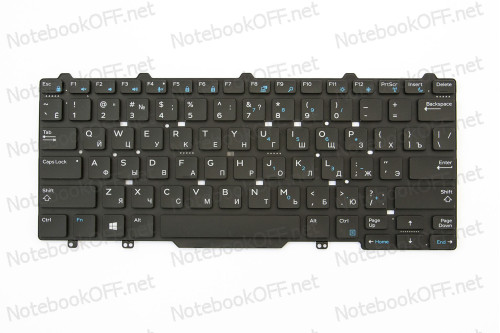 Клавиатура для ноутбука Dell Latitude 3340, 3350 (black, без фрейма) фото №1