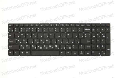 Клавиатура для ноутбука Lenovo 110-15 (black, без фрейма) фото №1