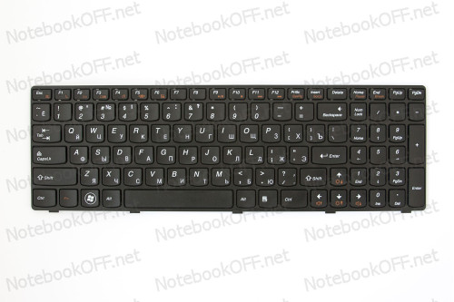 Клавиатура для ноутбука Lenovo Y570 (black frame) фото №1