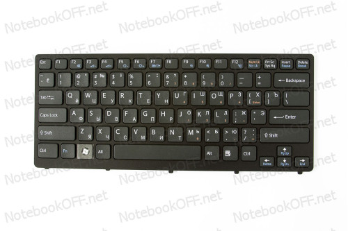 Клавиатура для ноутбука Sony VPC-CW, VPCCW Series (black frame) фото №1