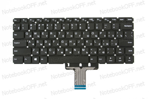 Клавиатура для ноутбука Lenovo Ideapad 310S-14, 510S-14, 710S-14 Series (black, без фрейма) фото №1