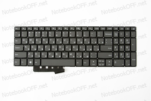 Клавиатура для ноутбука Lenovo Ideapad 320-15ABR 320-15IAP 320-15AST 320-15IKB (grey, без фрейма) фото №1