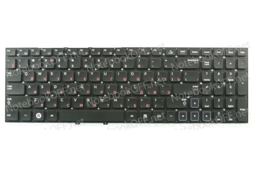 Клавиатура для ноутбука Samsung NP300E5A, NP300V5A черная (без фрейма) фото №1