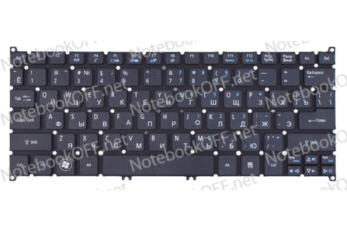 Клавиатура для ноутбука Acer Aspire S5, One 725, 756, Travelmate B113 for Win 8 черная фото №1