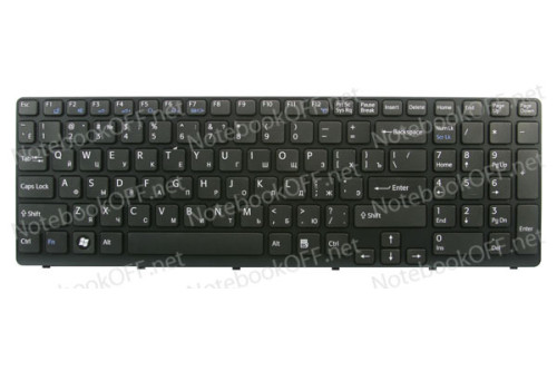 Клавиатура для ноутбука Sony E15, E17, SVE15, SVE17 Series (black frame) фото №1