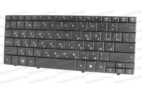 Клавиатура для нетбука HP Mini 110-1000, 102, CQ10-100. Черная фото №1
