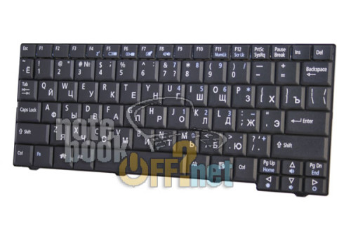 Клавиатура для ноутбука Acer Aspire A110, A150, D150, D250, eMachines 250. Черна (Linux) фото №1