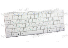 Клавиатура для ноутбука MSI U90, U100 (white)