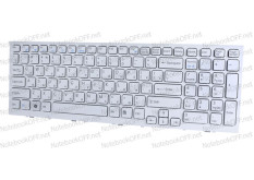 Клавиатура для ноутбука Sony VPC-EL, VPCEL Series (white frame)
