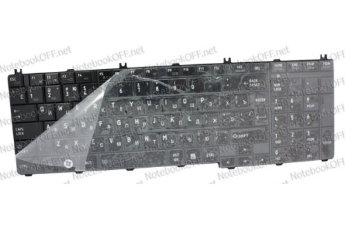 Клавиатура для ноутбука Toshiba Satellite C650, L650, L670 Черная глянец АНАЛОГ 05907 фото №1