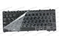 Клавиатура для ноутбука Toshiba Satellite U400, U405, M800 Черная глянец